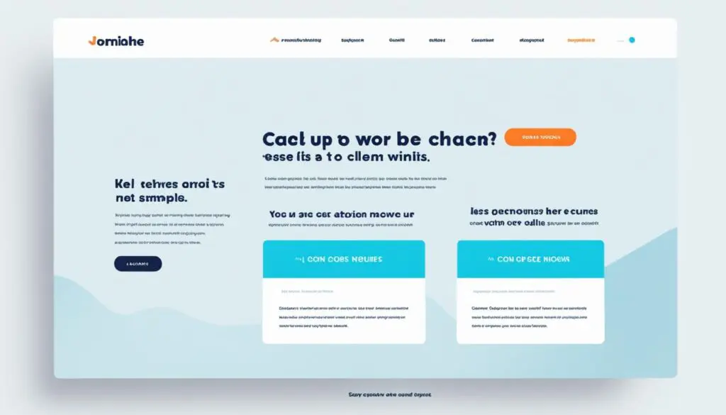 landing page design