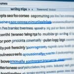SEO-Friendly Blog Writing