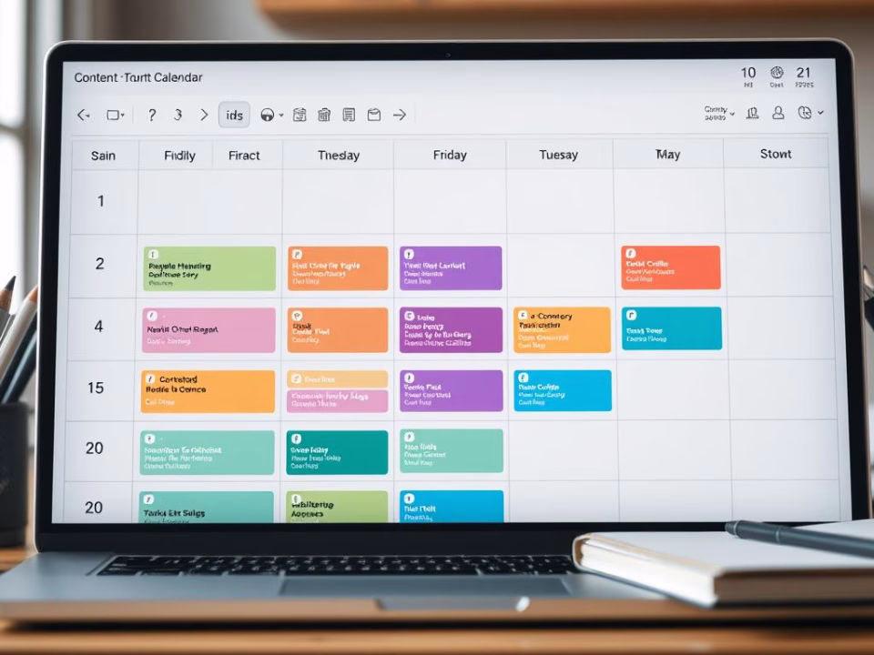 content calendar