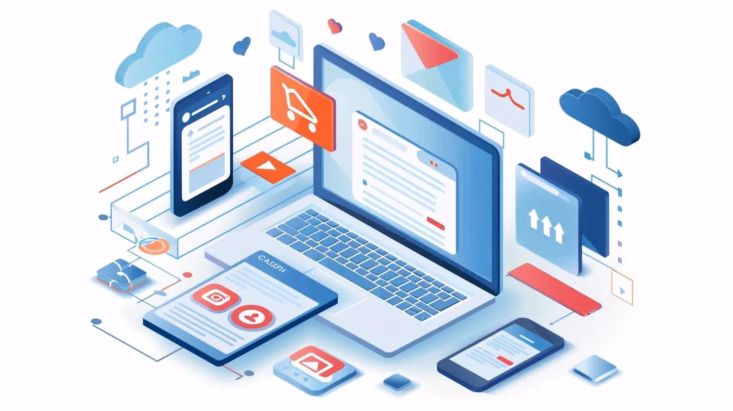 AI tools for lead generation displayed on digital devices